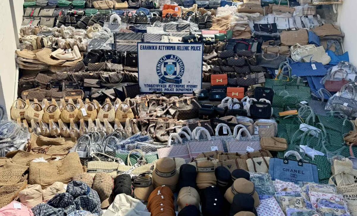 Σύλληψη συμμορίας που είχε κατακλύσει τη Μύκονο με ψεύτικα Prada, Gucci και Louis Vuitton