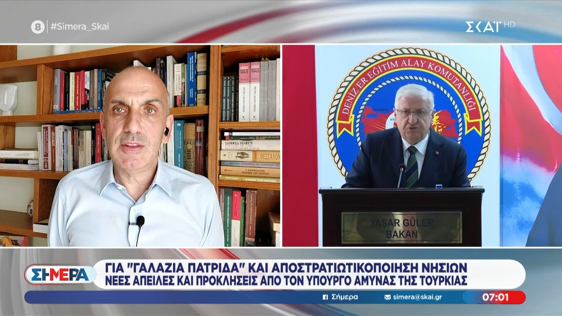 Νέες απειλές και προκλήσεις από τον Υπουργό Άμυνας της Τουρκίας