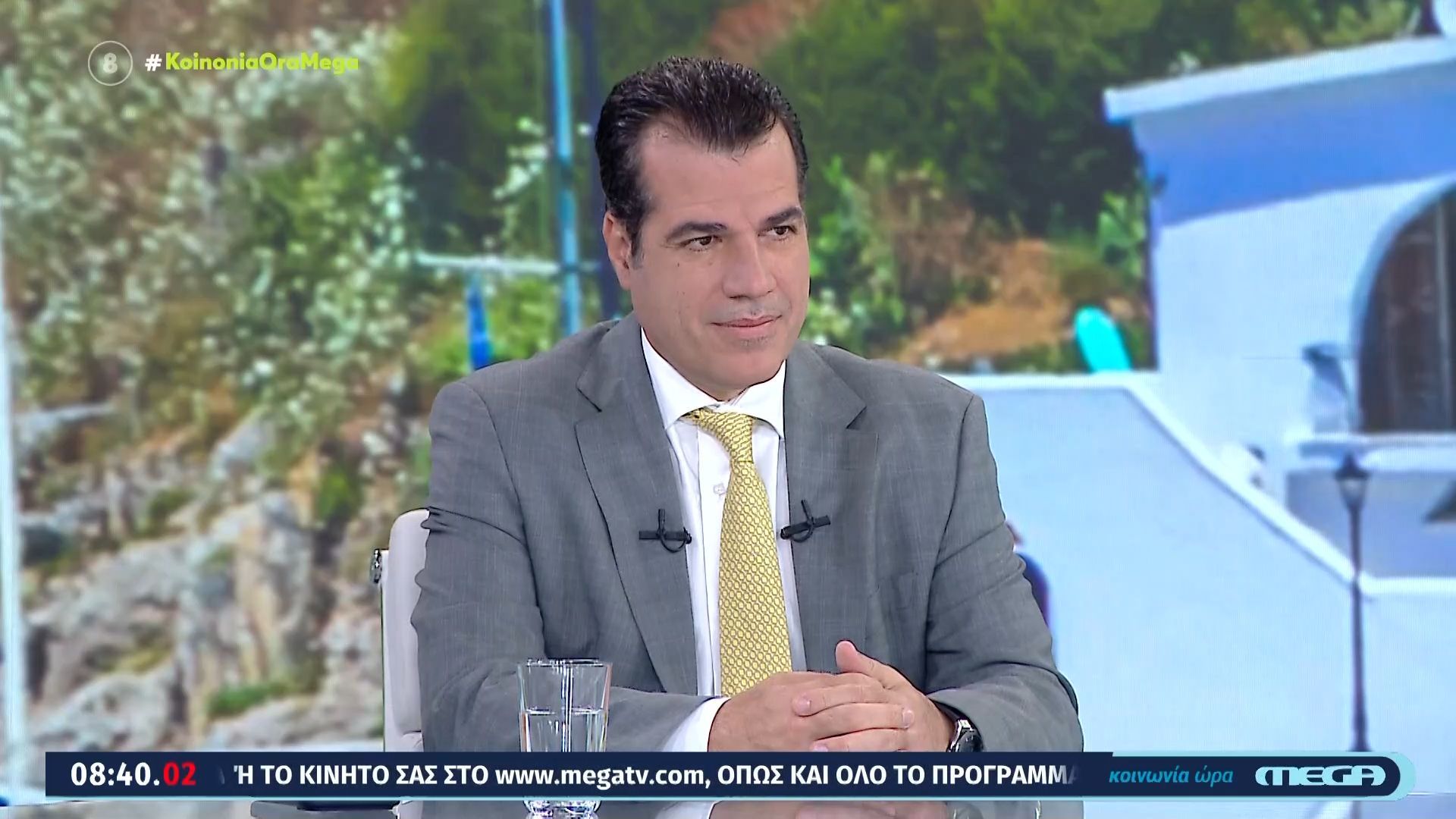 Ο Θάνος Πλεύρης στην «Κοινωνία Ώρα Mega»