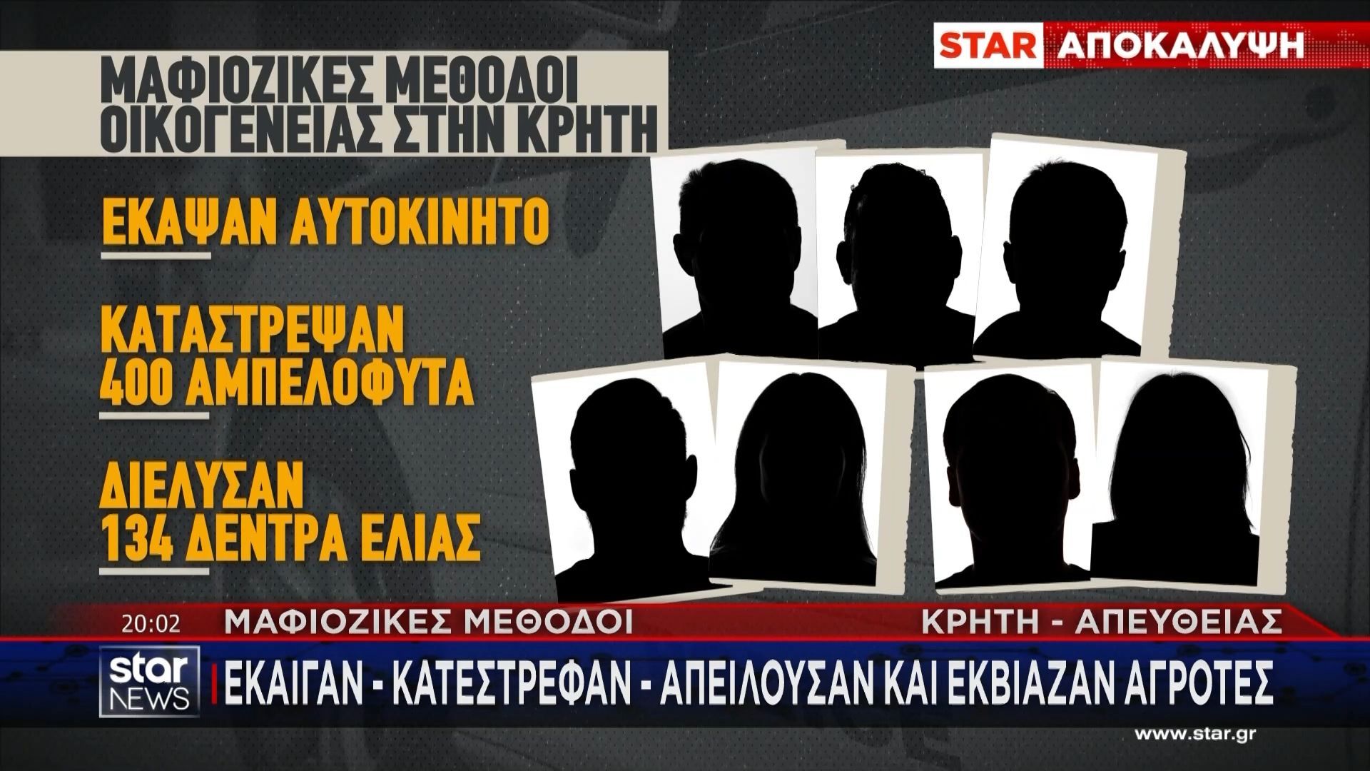 «Οικογενειακή μαφία» στα Βορίζια: Έκαψαν αυτοκίνητο, κατέστρεψαν 400 αμπελόφυτα και δήλωναν χωράφια ακόμη και στα ονόματα των συζύγων τους