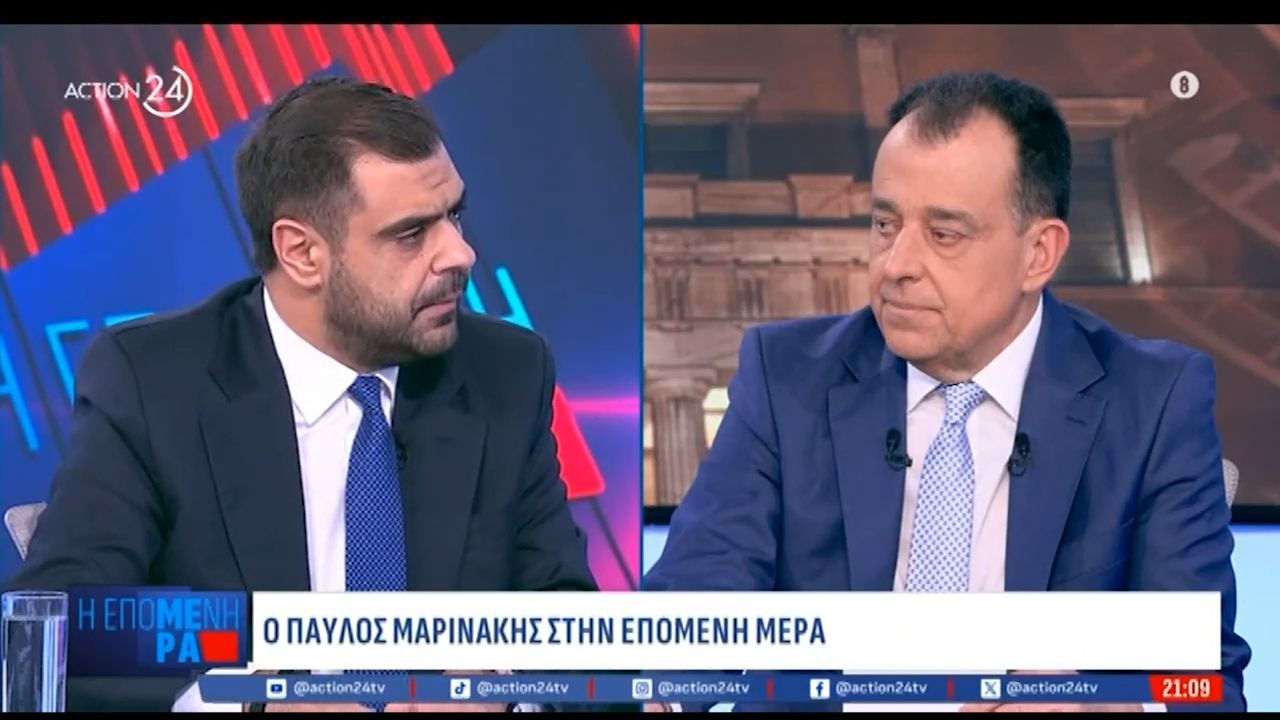 Π. Μαρινάκης για Μ. Καρυστιανού: «Η διακήρυξή της μου θύμισε την πάνω και κάτω πλατεία»