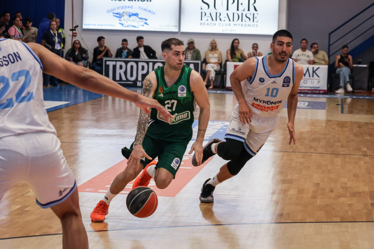 Μύκονος Betsson – Παναθηναϊκός 76-90: Οι πράσινοι πήραν το 2-0 και έκλεισαν συνάντηση με τον ΠΑΟΚ στα ημιτελικά της Greek Basketball League