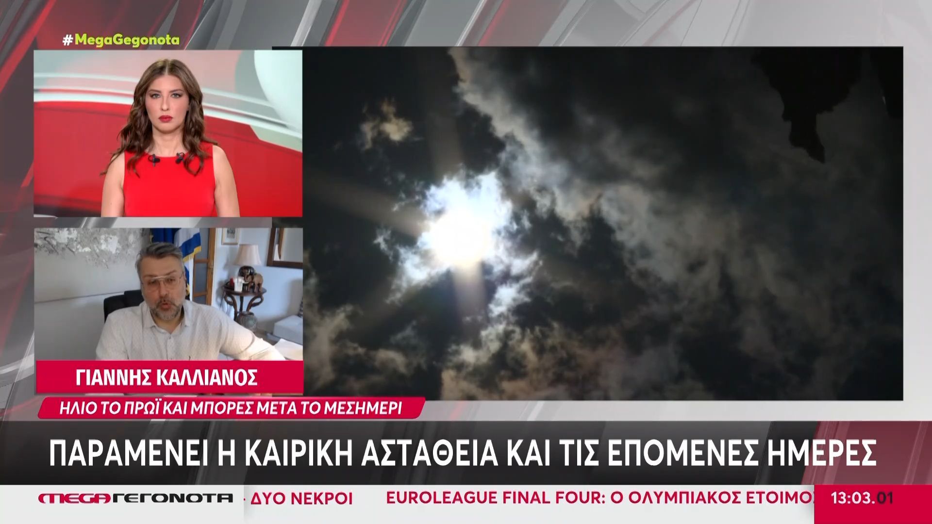 Παραμένει η καιρική αστάθεια και τις επόμενες ημέρες