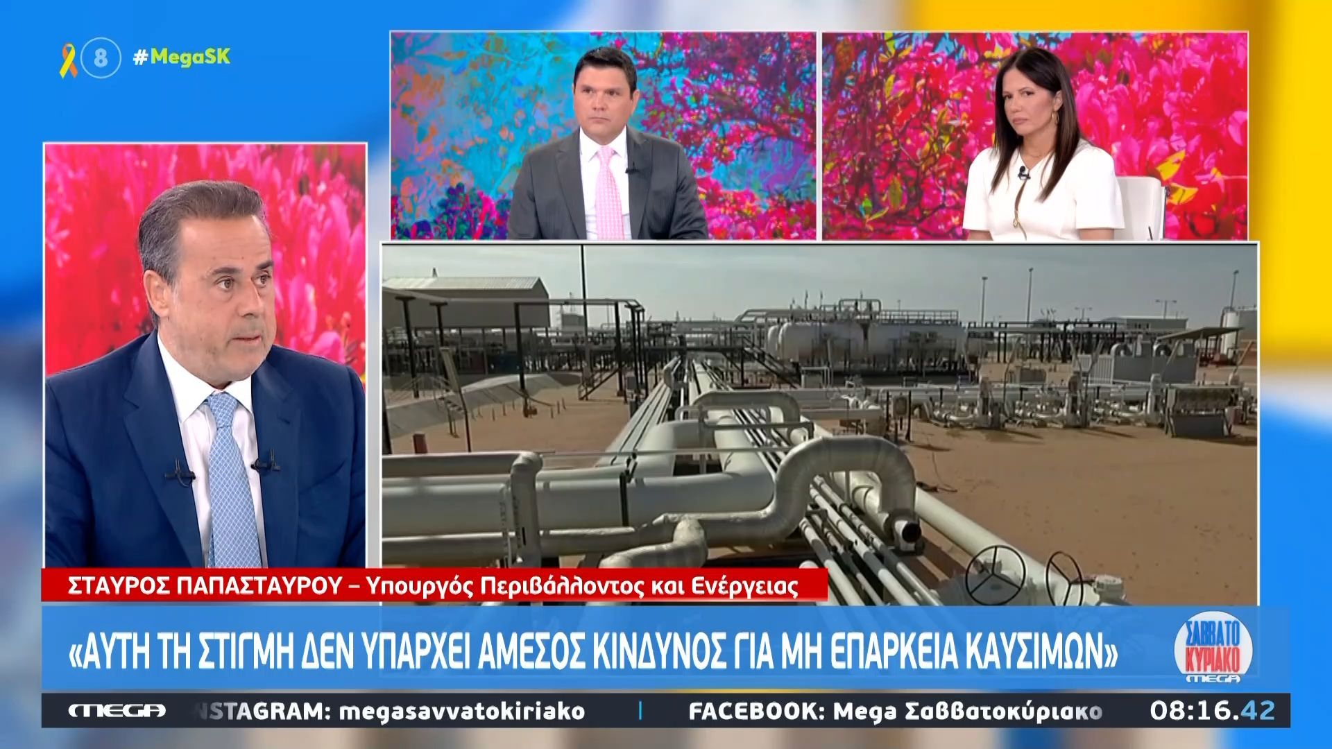 Σ. Παπασταύρου: «Αυτή τη στιγμή δεν υπάρχει άμεσος κίνδυνος για μη επάρκεια καυσίμων»