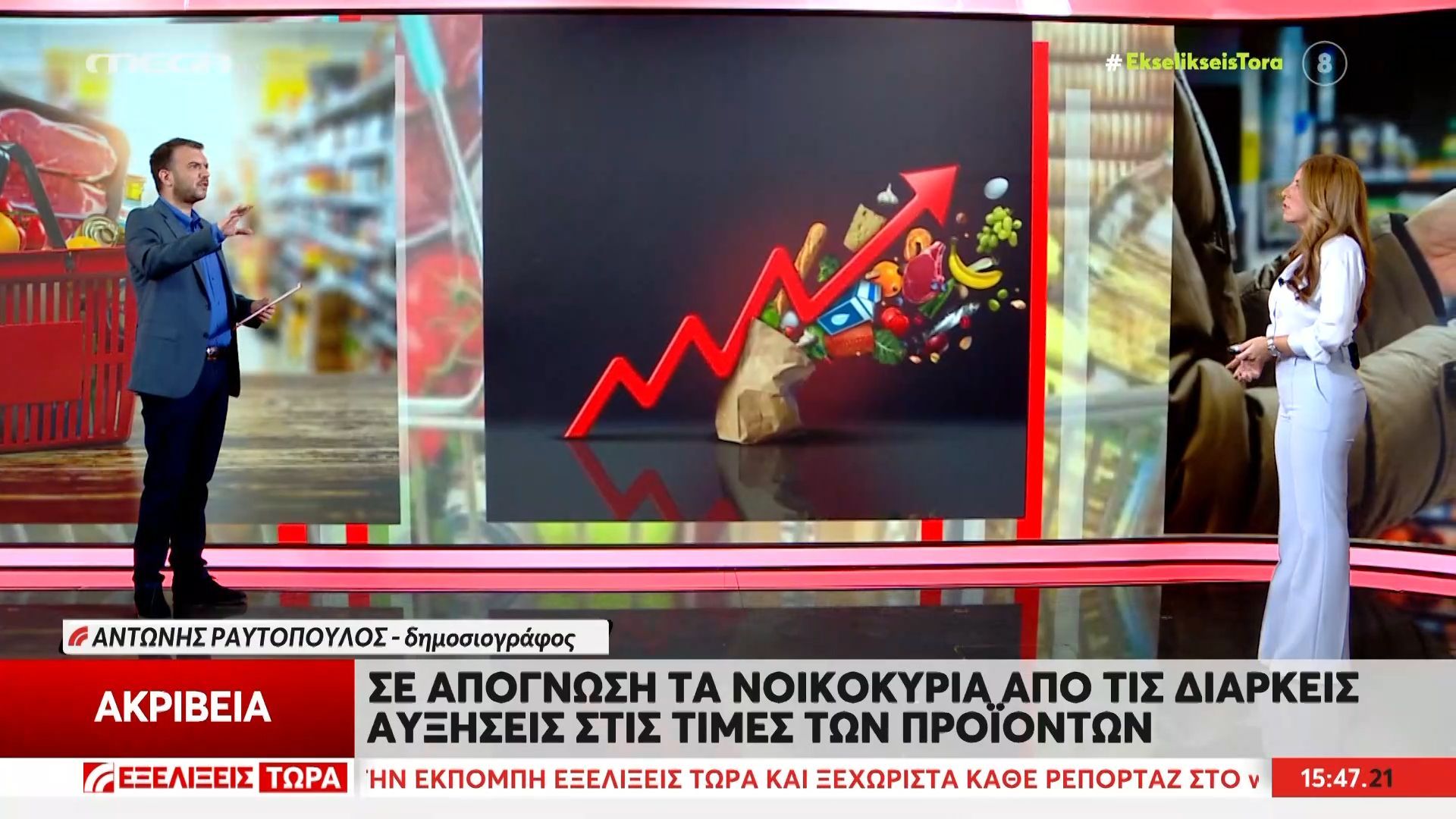 Σε απόγνωση τα νοικοκυριά από τις διαρκείς αυξήσεις στις τιμές των προϊόντων