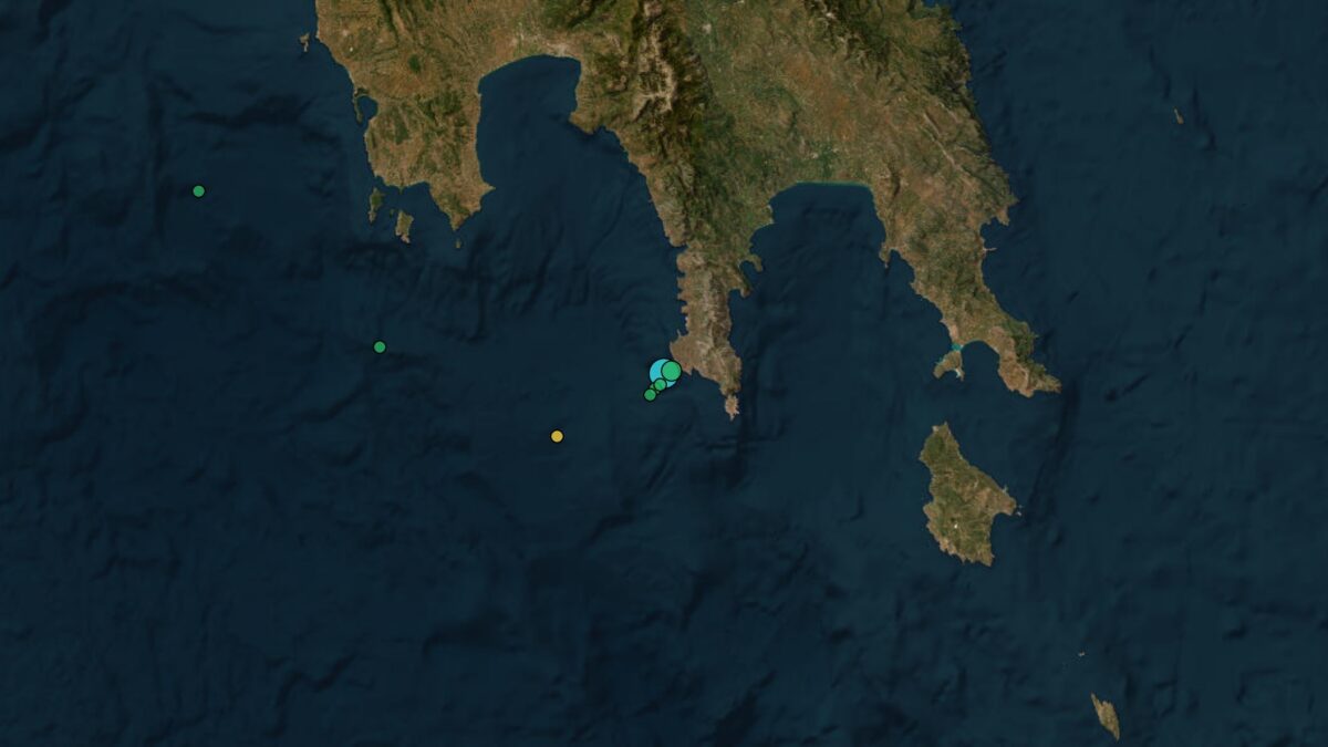 Δόνηση στον Γερολιμένα Λακωνίας: 4 Ρίχτερ πλησίον της ακτής