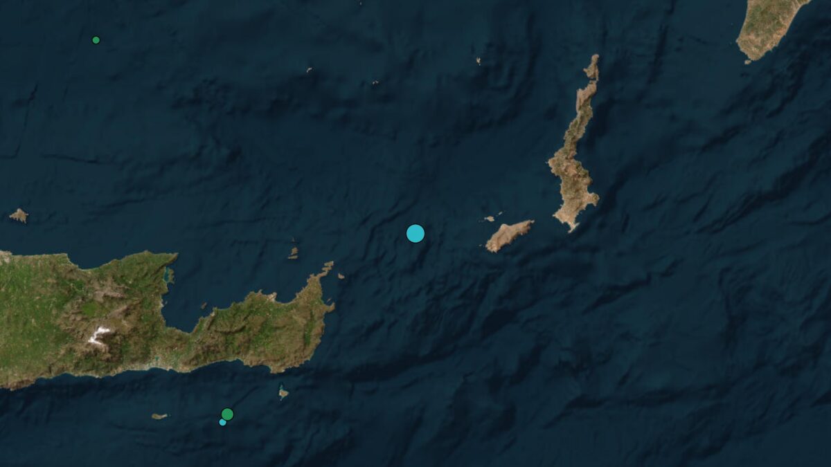 Δόνηση 4,3 Ρίχτερ συγκλονίζει την Κάσο