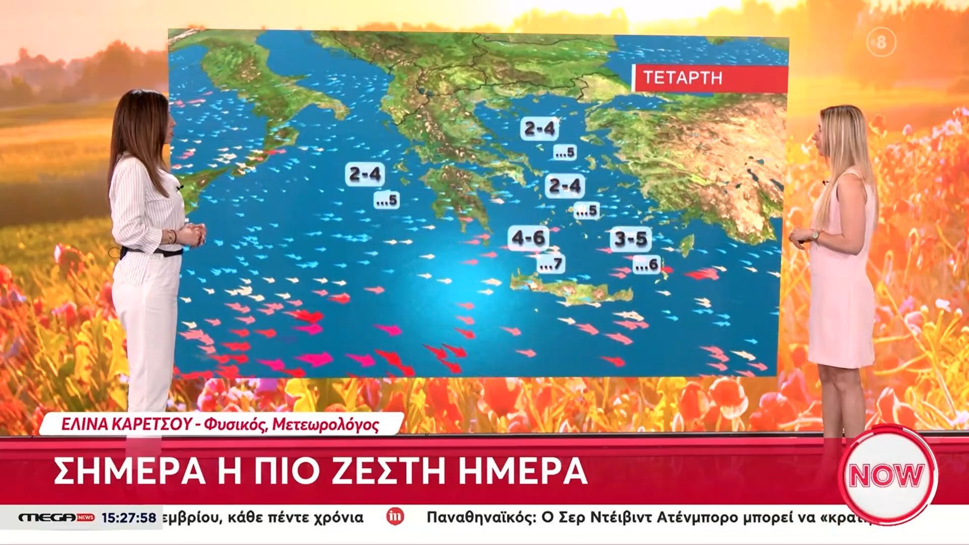 Σήμερα η πιο ζεστή ημέρα