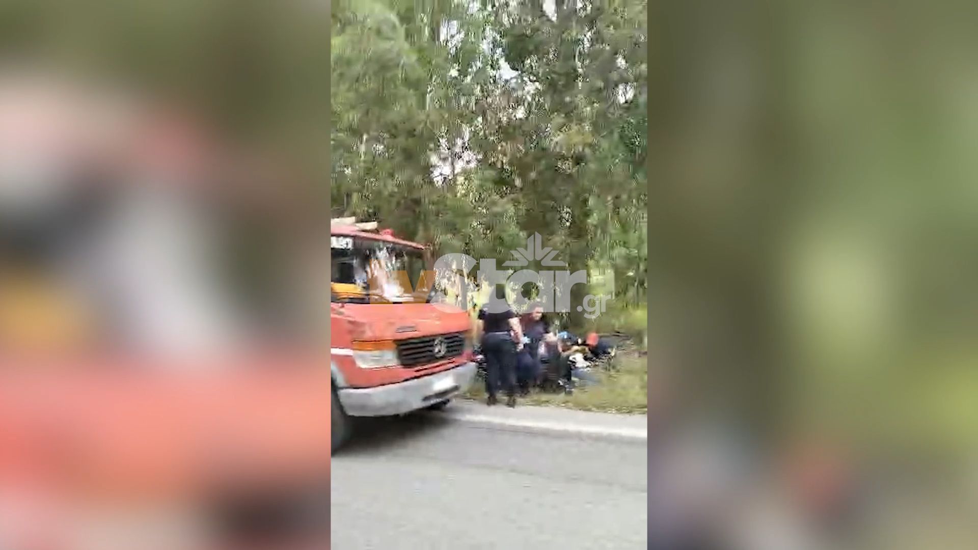 Σοβαρό τροχαίο στον Άγιο Στέφανο Χαλκίδας