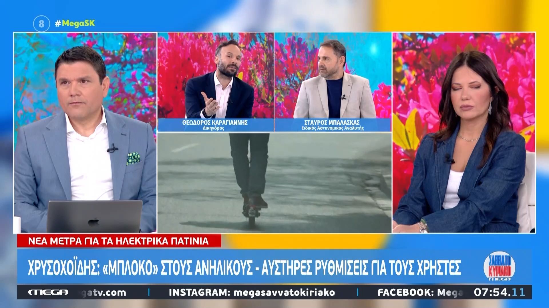 Στ. Μπαλάσκας: «Καλό θα ήταν να απαγορευτούν παντού τα πατίνια – Μεγάλοι οικονομικοί παράγοντες τα έχουν στηρίξει»