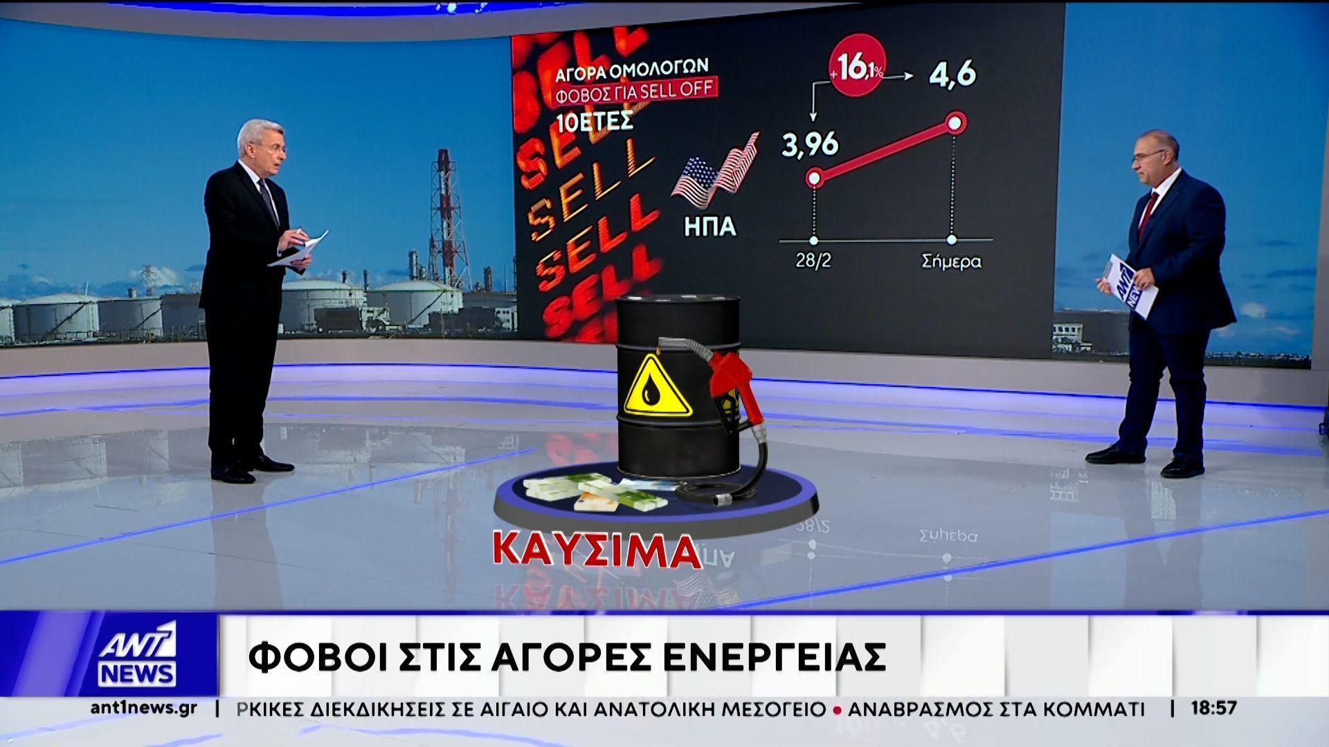 Τα δυόμιση ευρώ αγγίζει σήμερα η αμόλυβδη στα νησιά