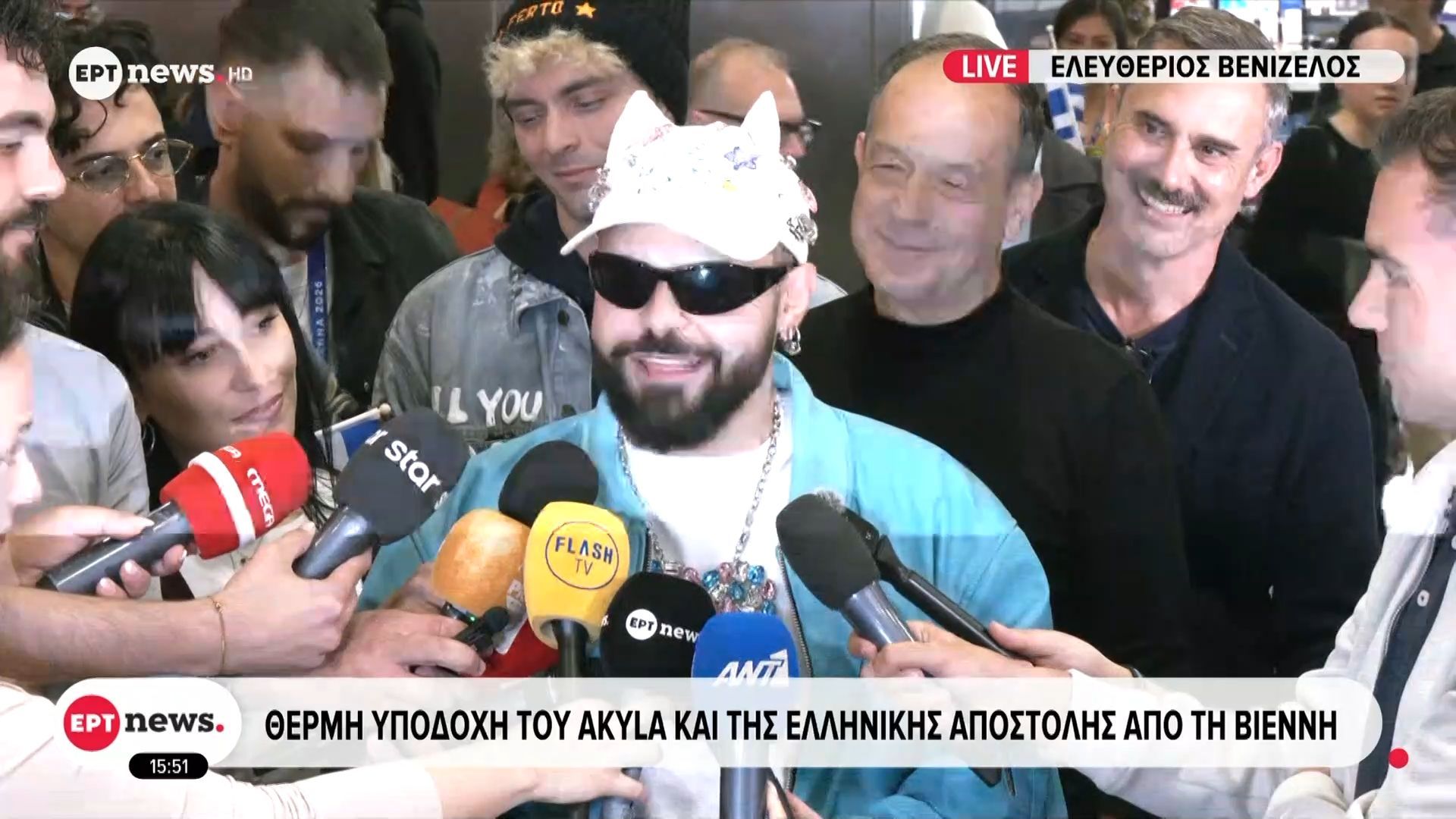 Θερμή υποδοχή του Akyla και της ελληνικής αποστολής στη Βιέννη