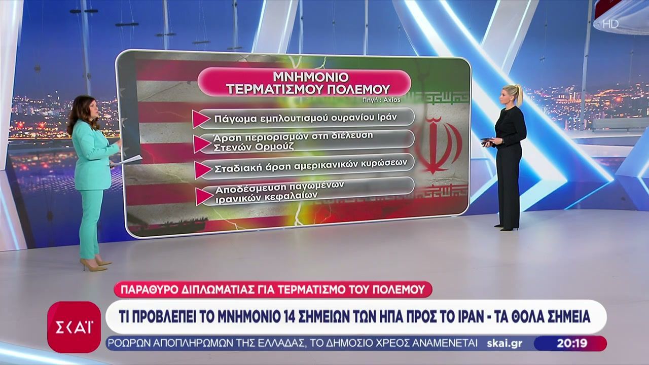 Τι προβλέπει το μνημόνιο 14 σημείων των ΗΠΑ προς το Ιράν – Τα θολά σημεία