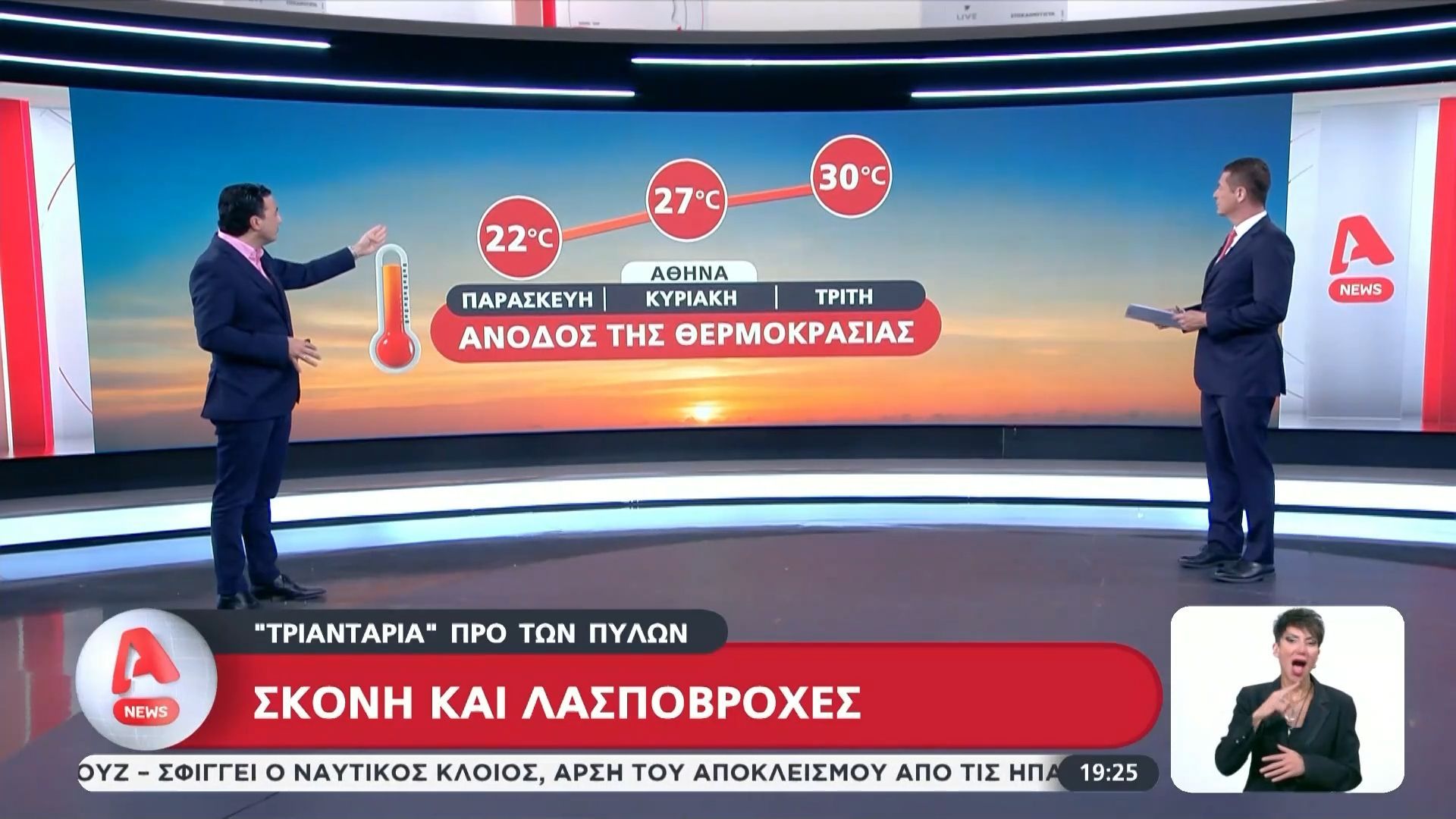 «Τριαντάρια» προ των πυλών – Σκόνη και λασποβροχές