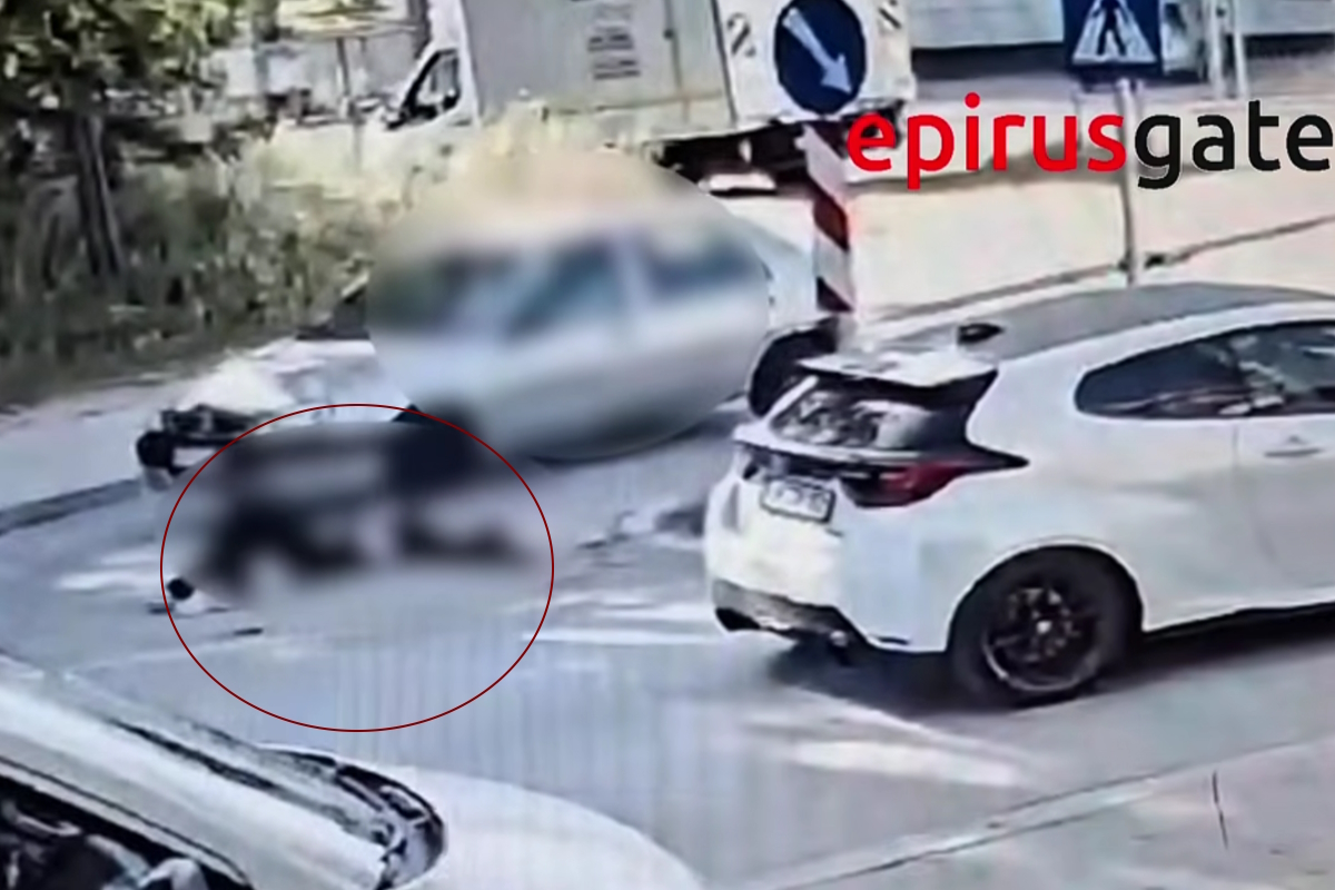 Γιάννενα: Συγκλονιστικό βίντεο δείχνει αυτοκίνητο να παρασύρει ανήλικη – Στο νοσοκομείο με ελαφρά τραύματα