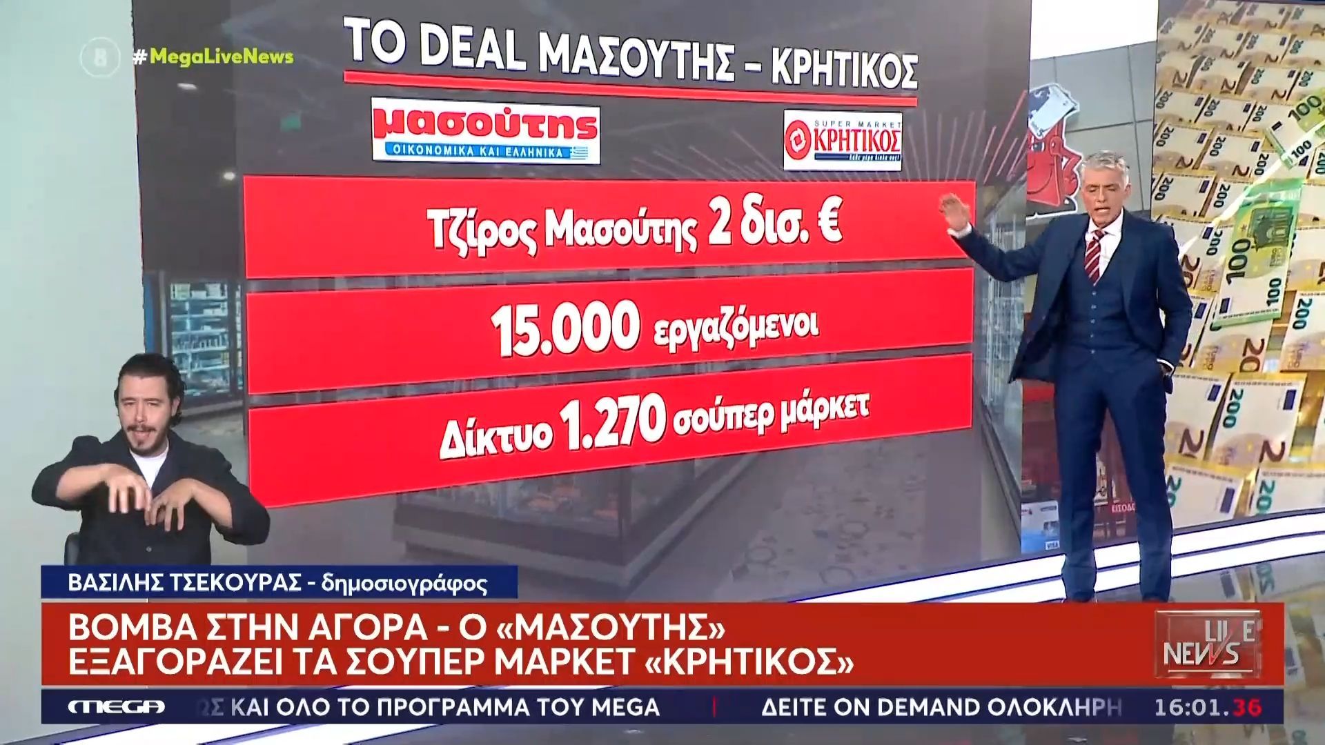 Βόμβα στην αγορά – Ο «Μασούτης» εξαγοράζει τα σούπερ μάρκετ «Κρητικός»