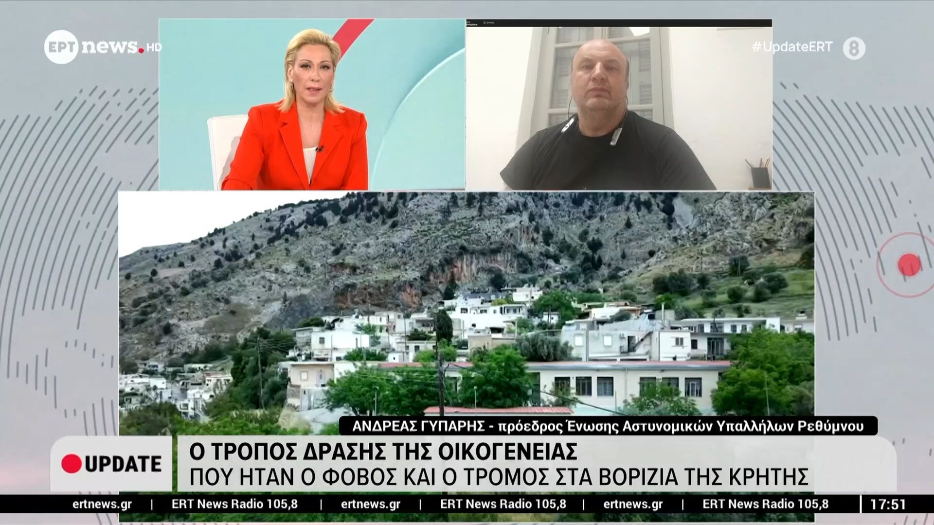 Βορίζια: Ο Ανδρέας Γύπαρης (Πρόεδρος Ένωσης Αστυνομικών Υπαλλήλων Ρεθύμνου) στο ΕΡΤnews