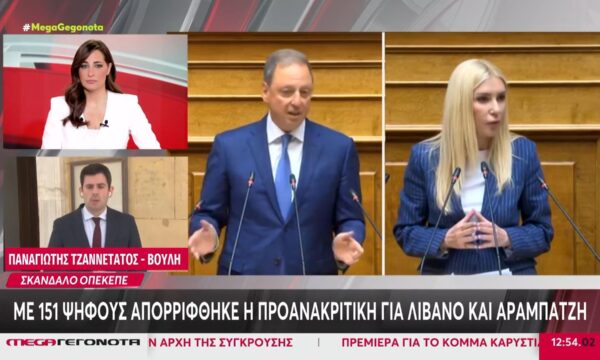 Σκάνδαλο ΟΠΕΚΕΠΕ: Απορρίφθηκαν οι προτάσεις για σύσταση Προανακριτικής για Λιβανό και Αραμπατζή