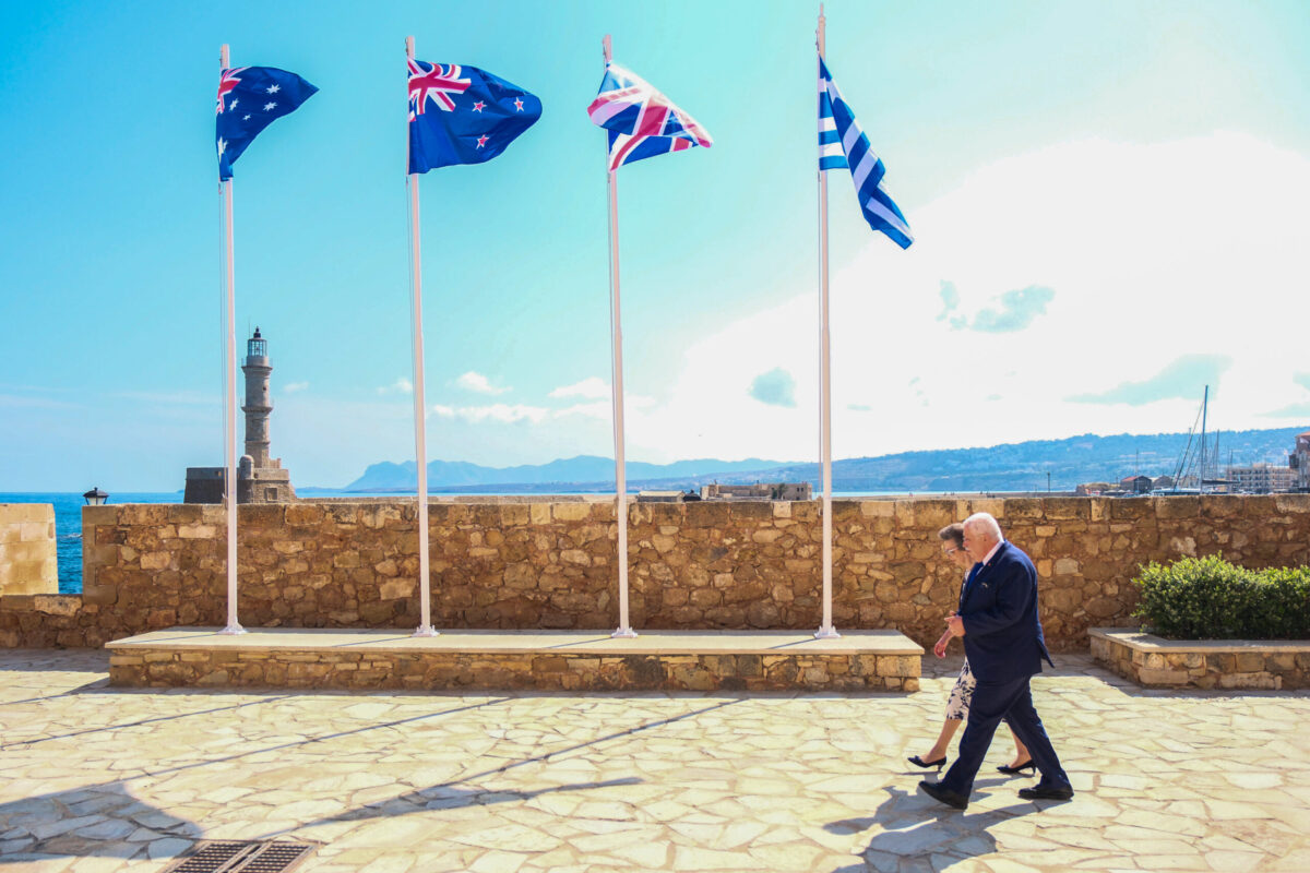 Η πριγκίπισσα Άννα στα Χανιά για τον εορτασμό της 85ης επετείου της Μάχης της Κρήτης