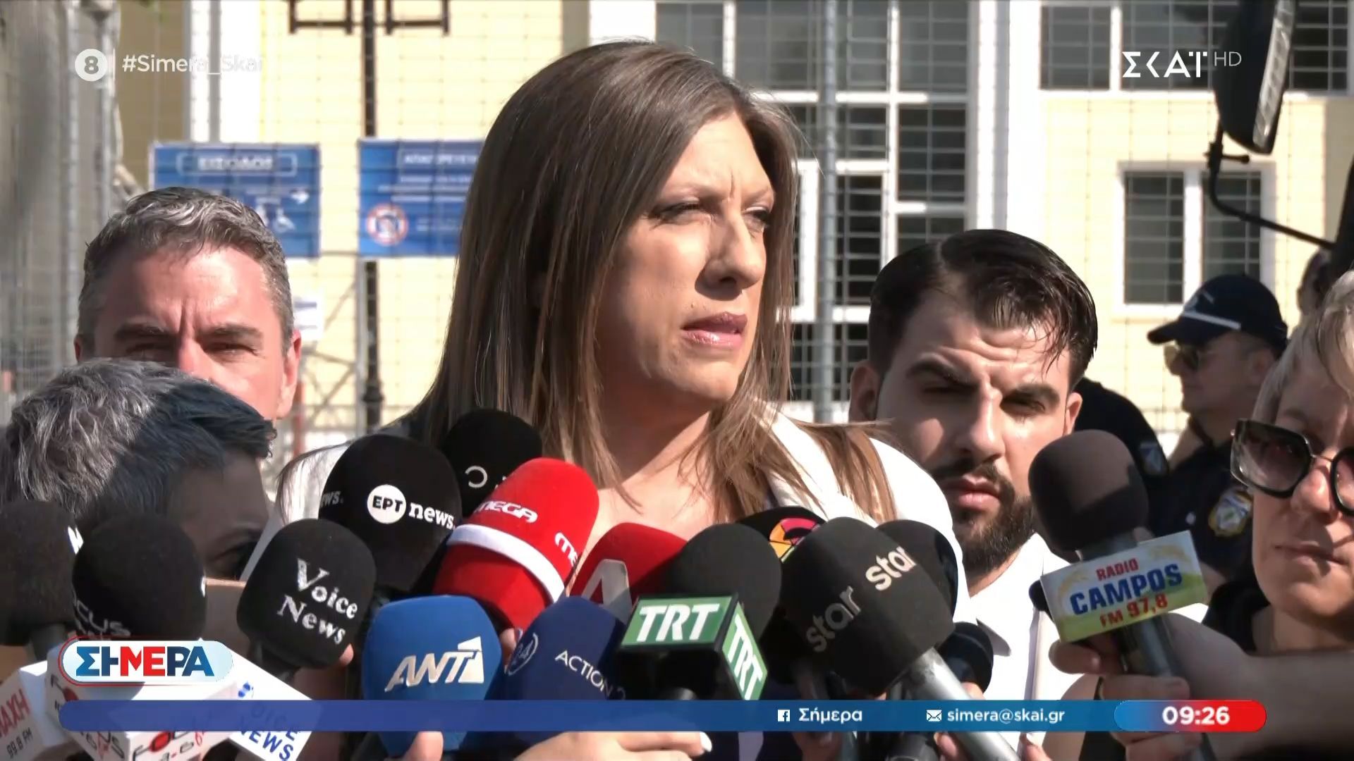 Ζ. Κωνσταντοπούλου: «Δεν πληρούνται οι προϋποθέσεις για να γίνει μία δίκαιη δίκη»