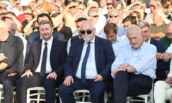 Ανδρουλάκης στην εκδήλωση του ΠΑΣΟΚ στο Καλέντζι: «Ο Ανδρέας Παπανδρέου συνεχίζει να εμπνέει – Είναι ο μεγάλος απών, παραμένει όμως αδιάλειπτα παρών»