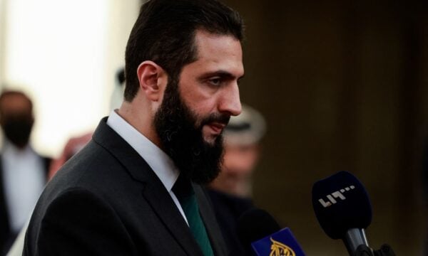 Συρία: Ο Άχμεντ αλ Σάρα διέψευσε στρατιωτική επέμβαση στον Λίβανο
