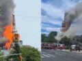 Βίντεο: Ναός 173 ετών στο Μπρούκλιν καταστράφηκε από πυρκαγιά – Κατέρρευσε το ιστορικό καμπαναριό
