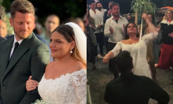Δανάη Μπάρκα: Αδημοσίευτες στιγμές από τον γάμο και το γλέντι με τον Φάνη Μπότση στο «My Number One»