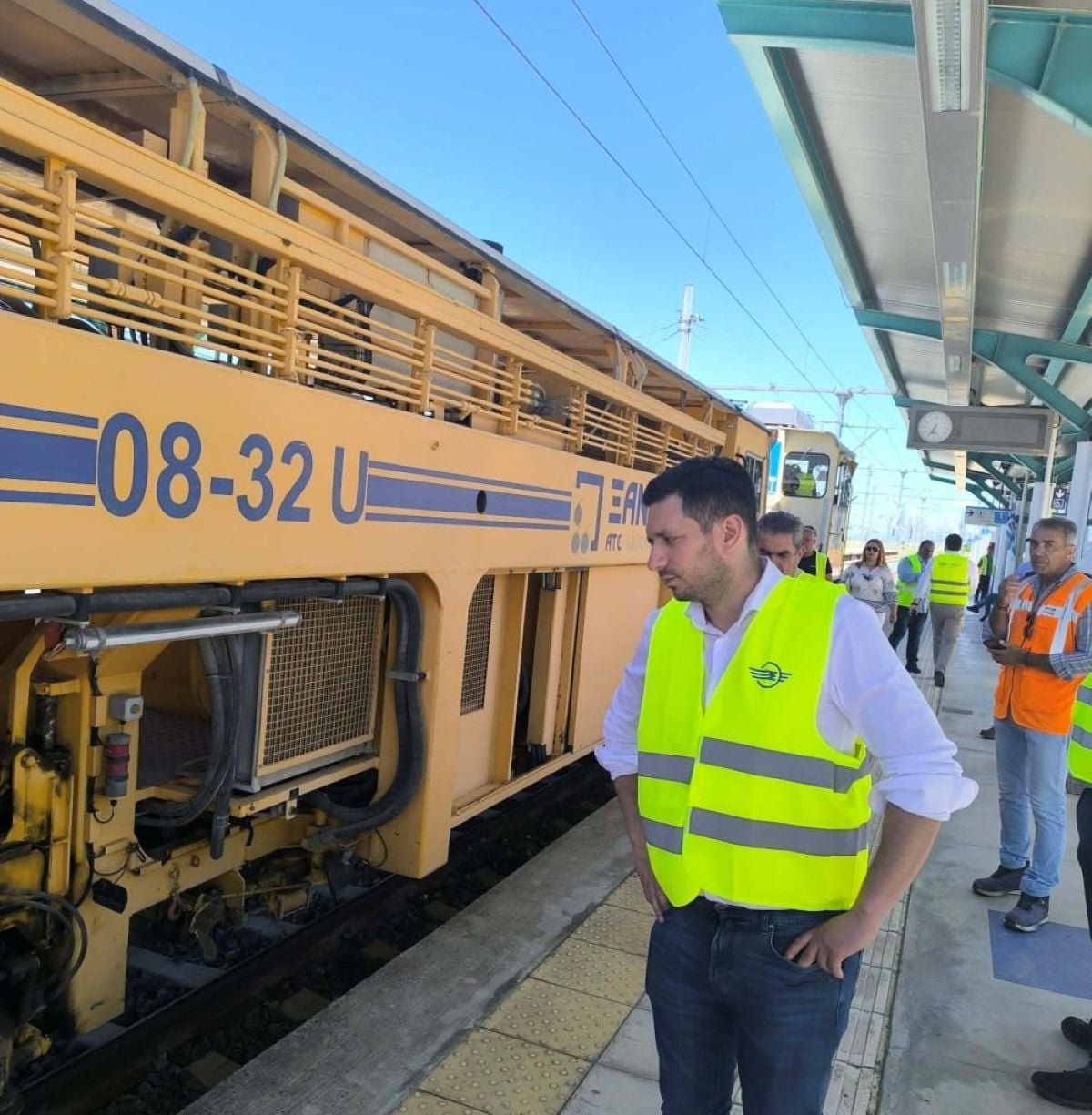 Επιθεώρηση Κυρανάκη στα σιδηροδρομικά έργα Θεσσαλίας – Το καλοκαίρι η διαδρομή Αθήνα-Θεσσαλονίκη με 5 μέτρα ασφαλείας