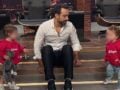 Σάκης Τανιμανίδης: Οι δίδυμες κόρες του στο πλατό του Dragons’ Den (Βίντεο)