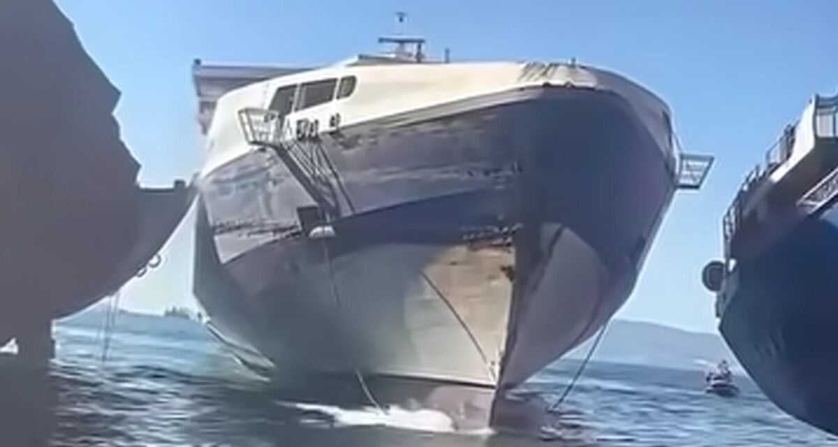 Τέλος εποχής για το ταχύπλοο «Αίολος Κεντέρης»: Παίρνει τον δρόμο για τα διαλυτήρια στην Τουρκία