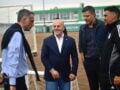 Γιάννης Αλαφούζος στο Κορωπί – Παρακολούθησε την προπόνηση του Παναθηναϊκού υπό τις οδηγίες του Γιάκομπ Νίστρουπ