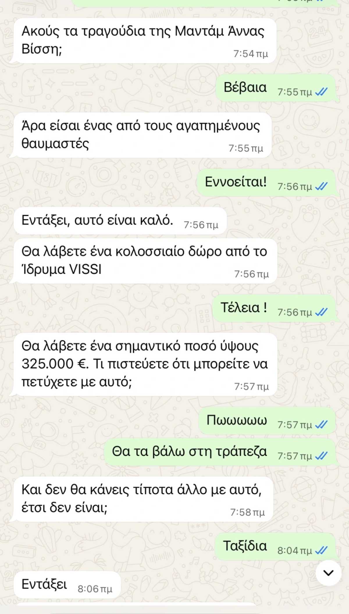 Άννα Βίσση απάτη