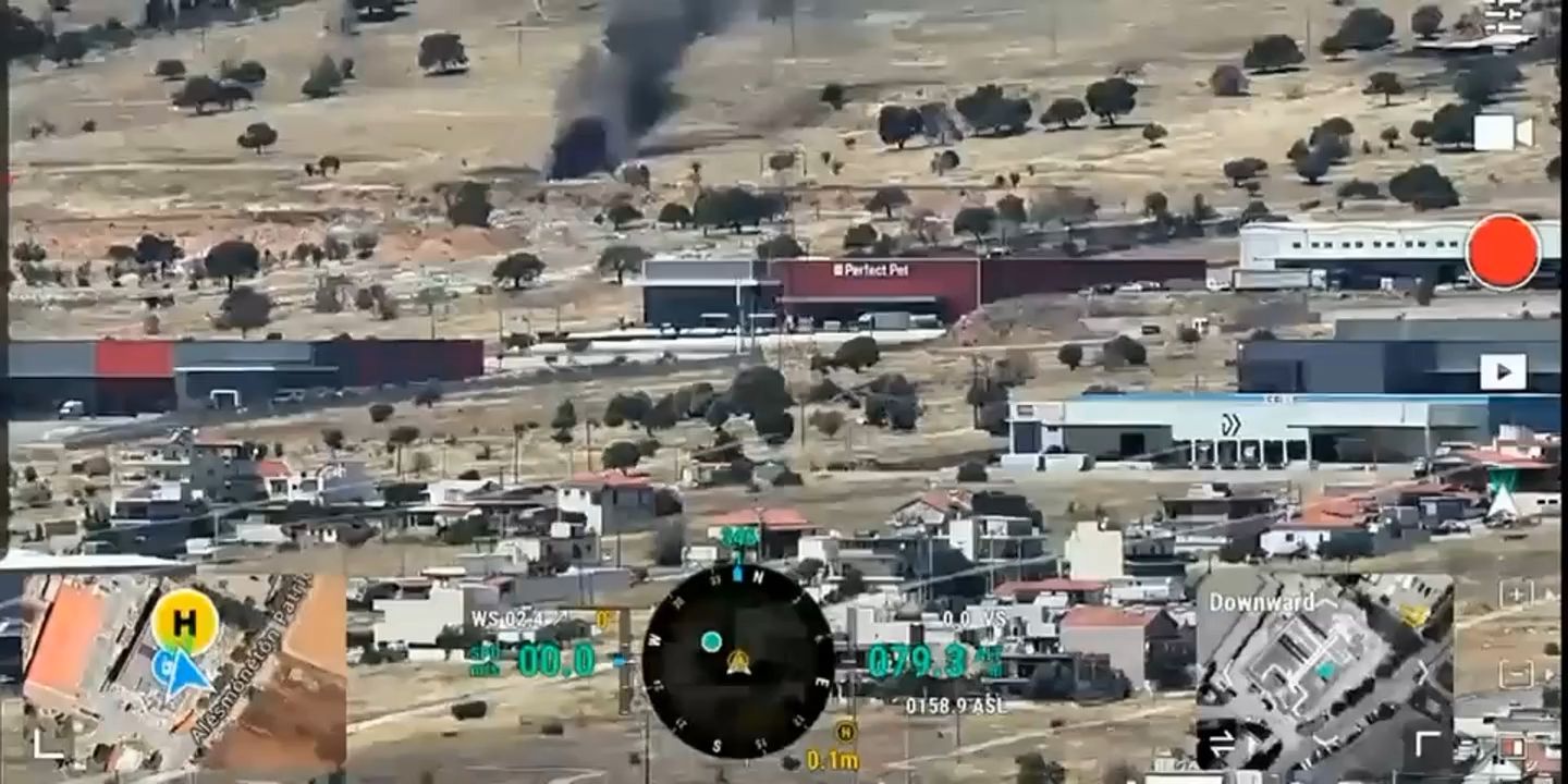Ασπρόπυργος: Drone της Πυροσβεστικής εντόπισε το σημείο της φωτιάς