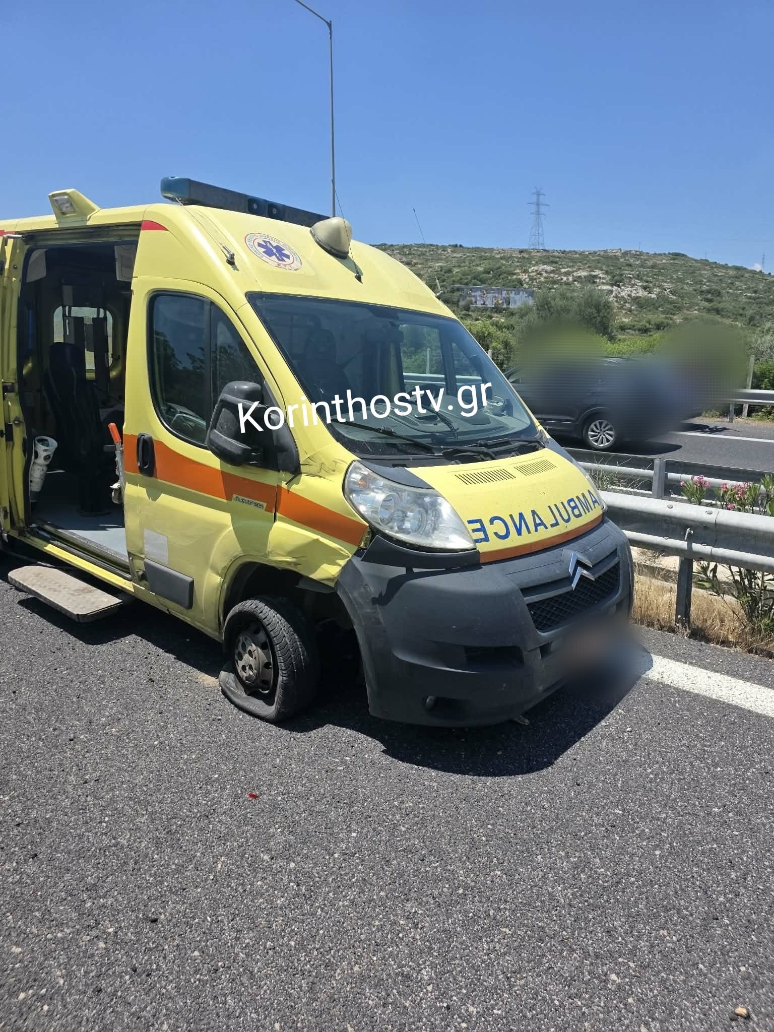 τροχαίο κόρινθος