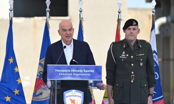 Ο Δένδιας εγκαίνιασε εργοστάσιο κατασκευής ανθρωπόμορφων αεροσκαφών στη Μαλακάσα