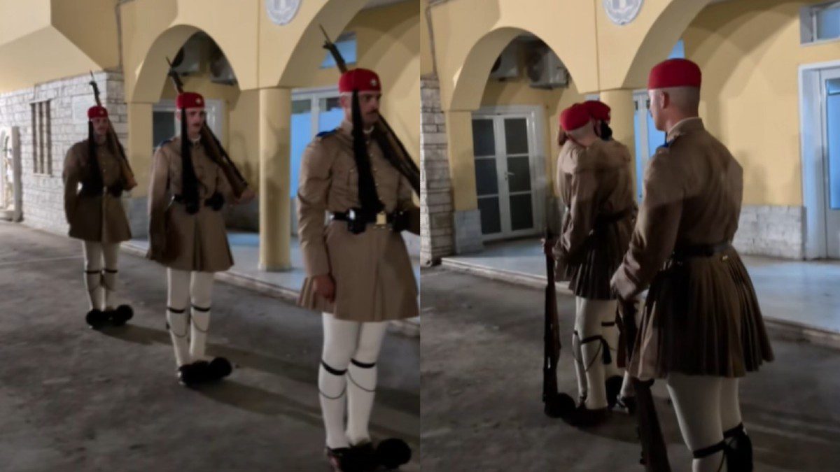 Συγκίνηση και περηφάνια! «Λύγισαν» οι Εύζωνες στο τέλος της θητείας 398 Ε ΕΣΣΟ – Βίντεο