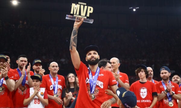 Ο Εβάν Φουριέ του Ολυμπιακού αναδείχθηκε MVP των τελικών της GBL