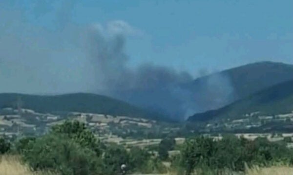 Φωτιά στη Ροδόπη: Καίει αγροτοδασική έκταση στην Παλαιά Κρωβύλη, σηκώθηκαν 5 αεροσκάφη