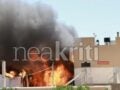 Φωτιά στο Ηράκλειο: Σε αποθήκη ξυλείας, κοντά σε σπίτια
