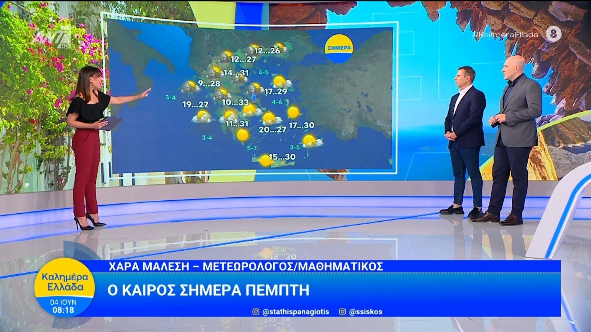 Καιρός – Καλημέρα Ελλάδα – 04/06/2026