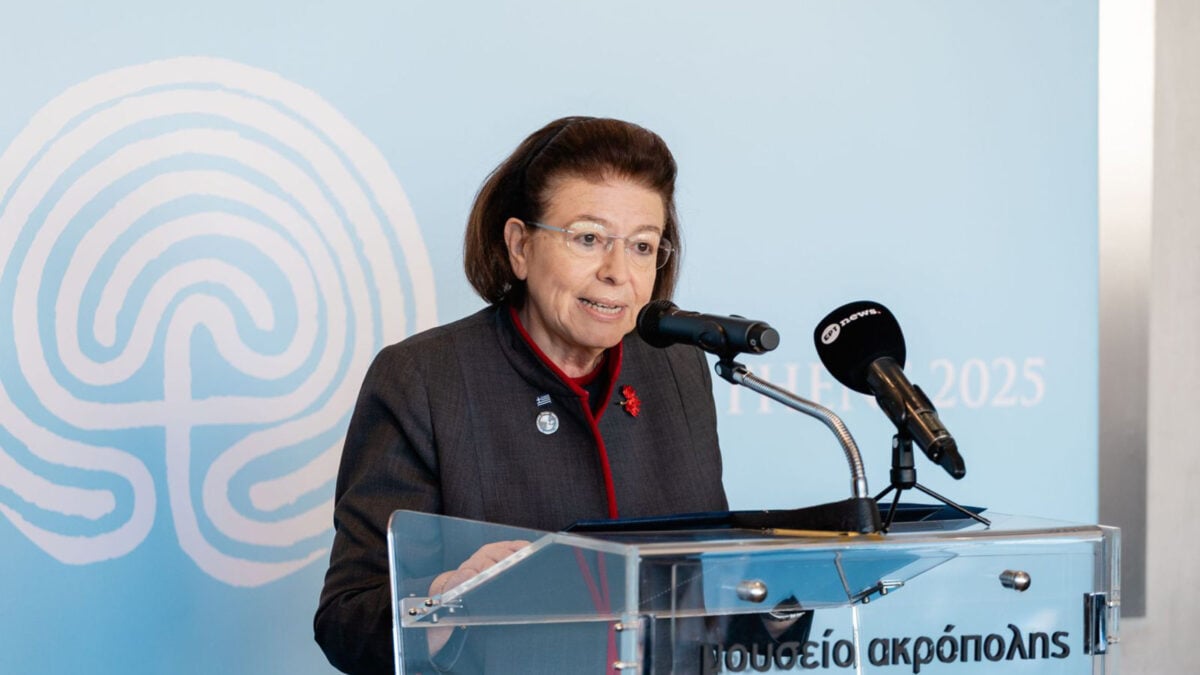 Λίνα Μενδώνη: Ο Παρθενώνας μάς αποκαλύπτει πλέον τη γεωμετρική του τελειότητα – ΒΙΝΤΕΟ 1 Λίνα Μενδώνη: Ο Παρθενώνας μάς αποκαλύπτει πλέον τη γεωμετρική του τελειότητα – ΒΙΝΤΕΟ