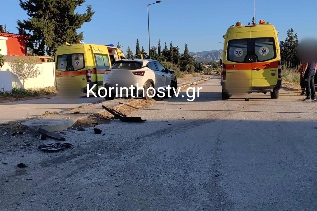 Λουτράκι: Σύγκρουση αυτοκινήτου με ασθενοφόρο – Τραυματίστηκαν οι δύο διασώστες 8 Τροχαίο στο Λουτράκι