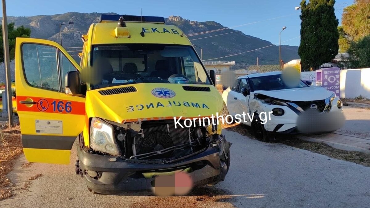 Λουτράκι: Σύγκρουση αυτοκινήτου με ασθενοφόρο – Τραυματίστηκαν οι δύο διασώστες 3 Λουτράκι: Σύγκρουση αυτοκινήτου με ασθενοφόρο – Τραυματίστηκαν οι δύο διασώστες