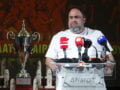 Βαγγέλης Μαρινάκης και Δήμος Πειραιά τίμησαν την ομάδα του Ολυμπιακού που κατέκτησε το Champions League στο πόλο γυναικών