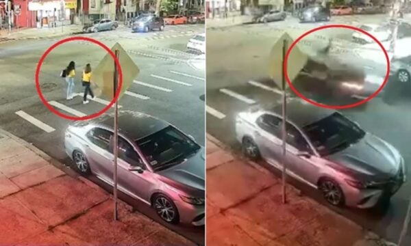 26χρονος οδηγός παρέσυρε δύο γυναίκες σε διάβαση πεζών και τις εγκατέλειψε: βίντεο και εικόνες