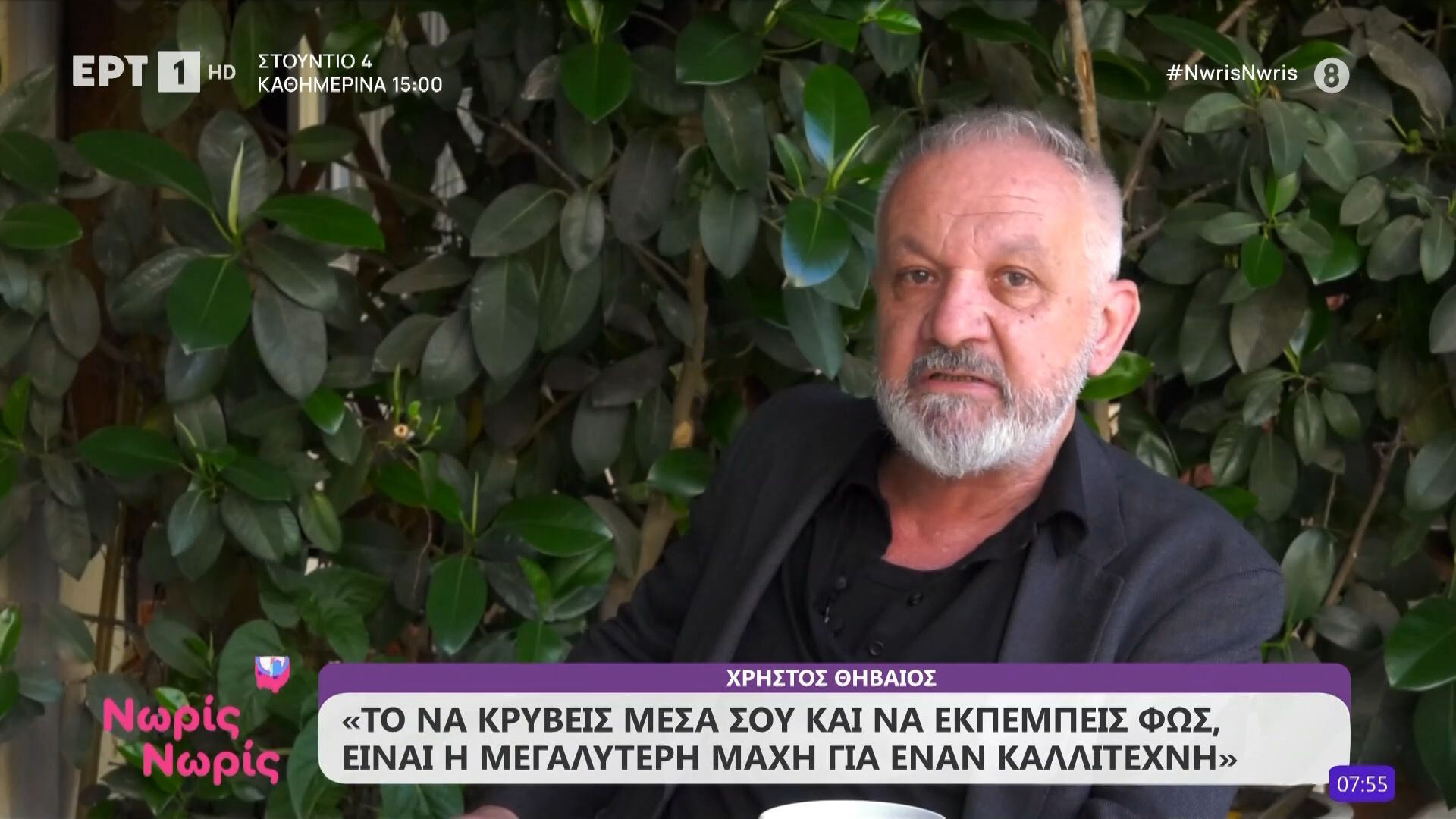 Ο Χρήστος Θηβαίος στο «Νωρίς – Νωρίς»