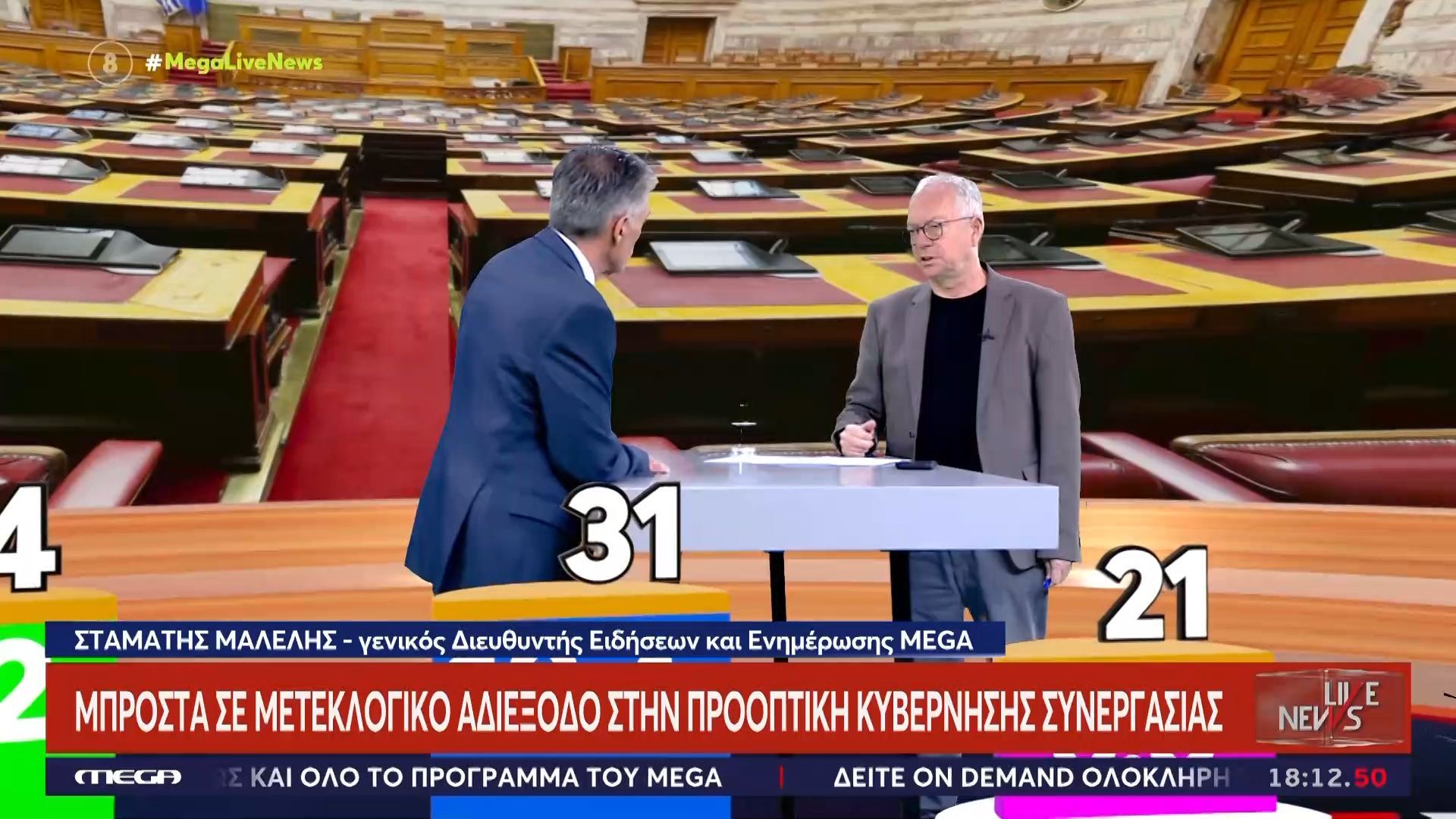 Ο Σταμάτης Μαλέλης στο Live News για τις αλλαγές στο πολιτικό σκηνικό