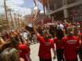 Ολυμπιακός: Θριαμβευτική υποδοχή στο «Γ. Καραϊσκάκης» για τις πρωταθλήτριες Ευρώπης στο πόλο