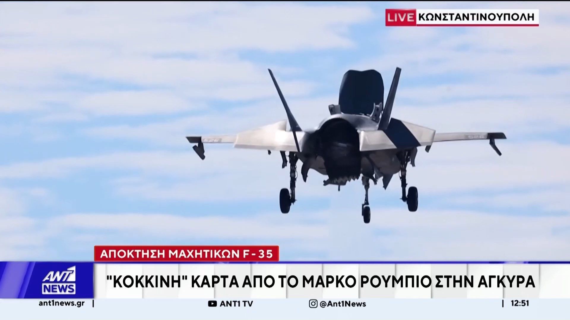 Παραμένει το καθεστώς αμερικανικών κυρώσεων στην Άγκυρα για τα F-35